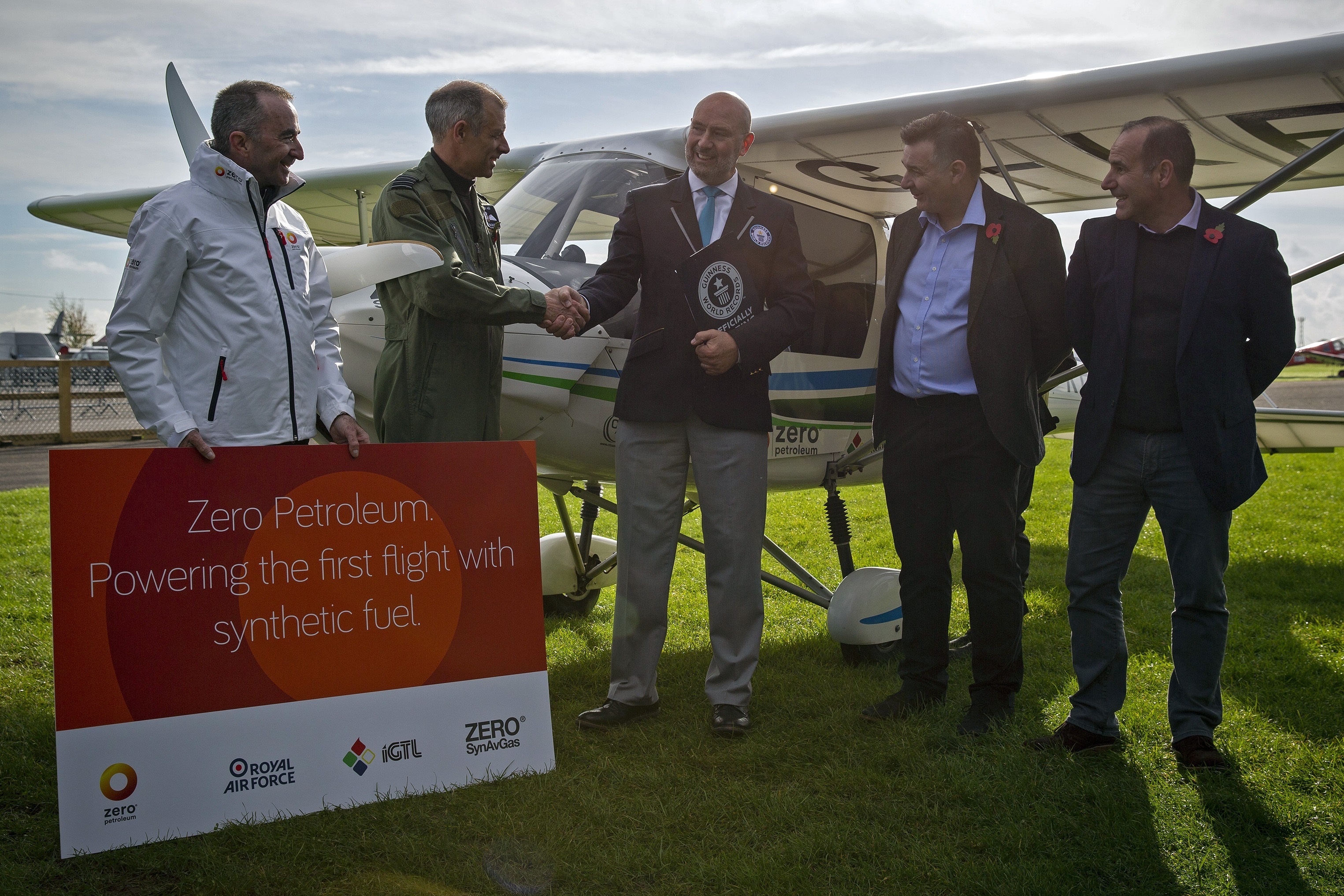 Rotax News RAF First flight Synthetic Fuel 2021 image